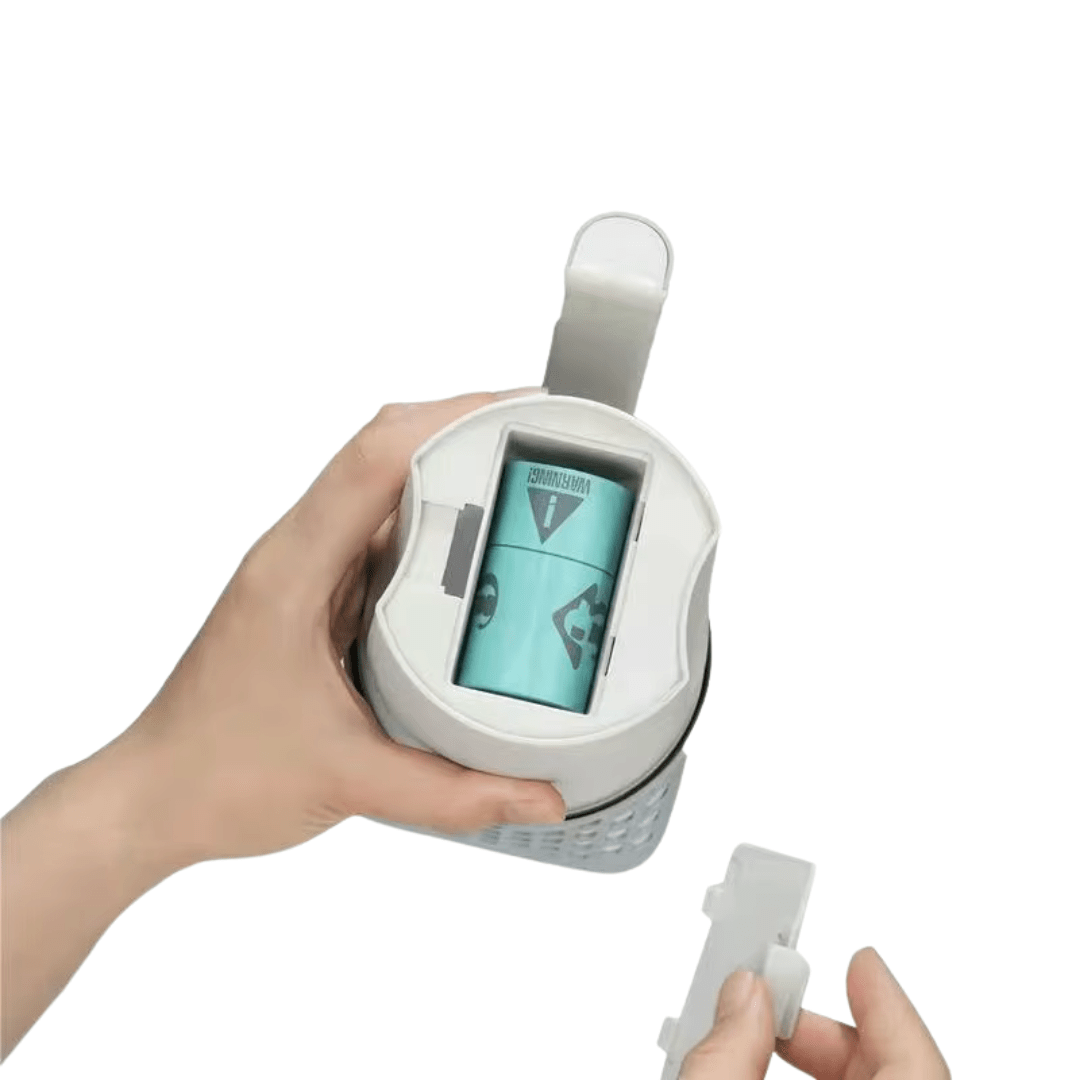 Paletta per lettiera gatto con sacchetto integrato, pratica e igienica