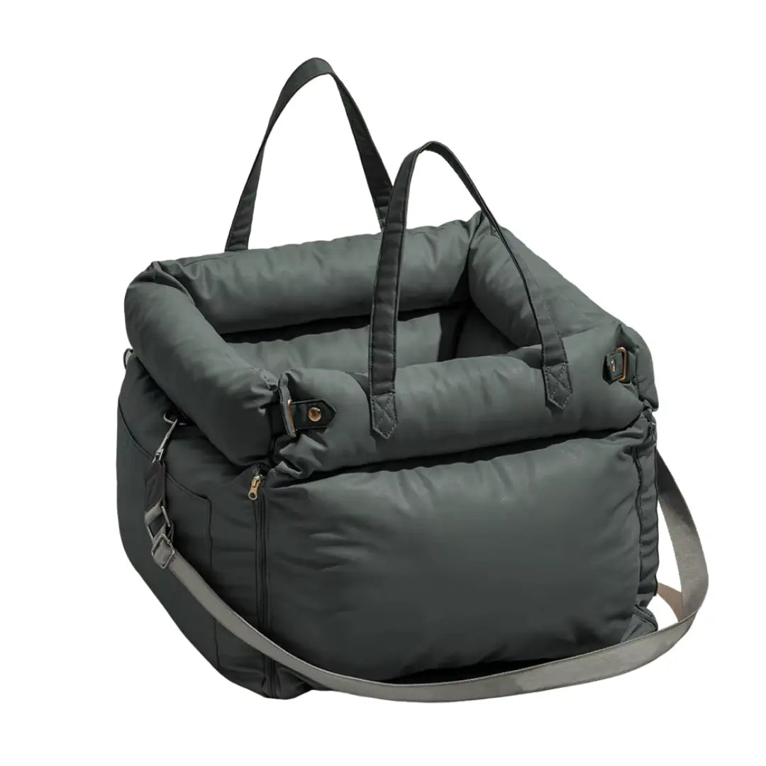Cuccia da viaggio per cani taglia piccola e media in similpelle elegante