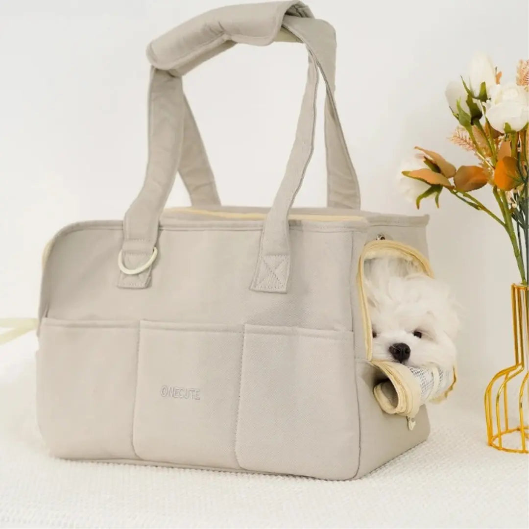 borsa trasportino per cani traspirante