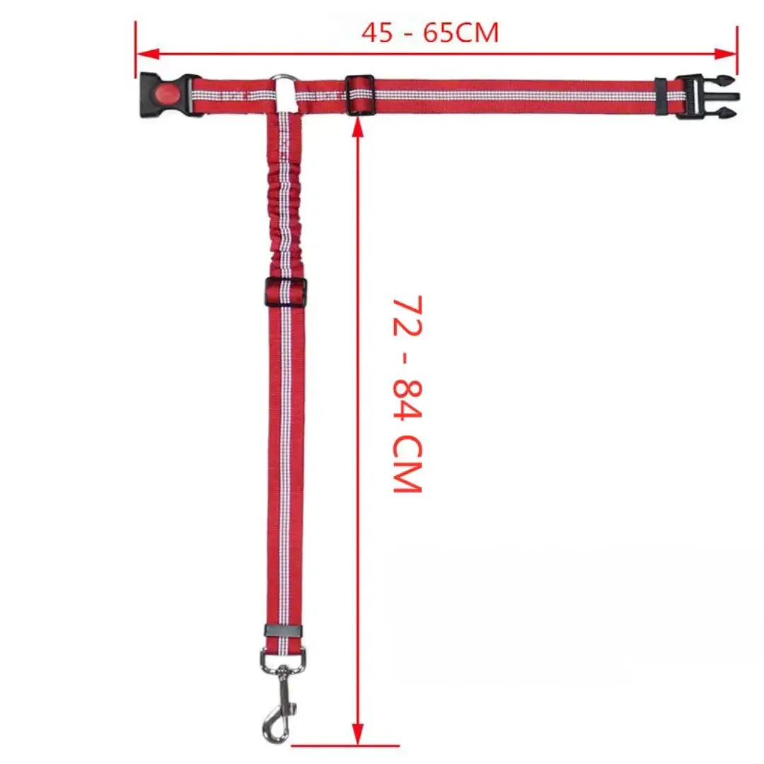 Dispositivo di sicurezza auto per cani – cintura regolabile per pettorina, comoda e resistente