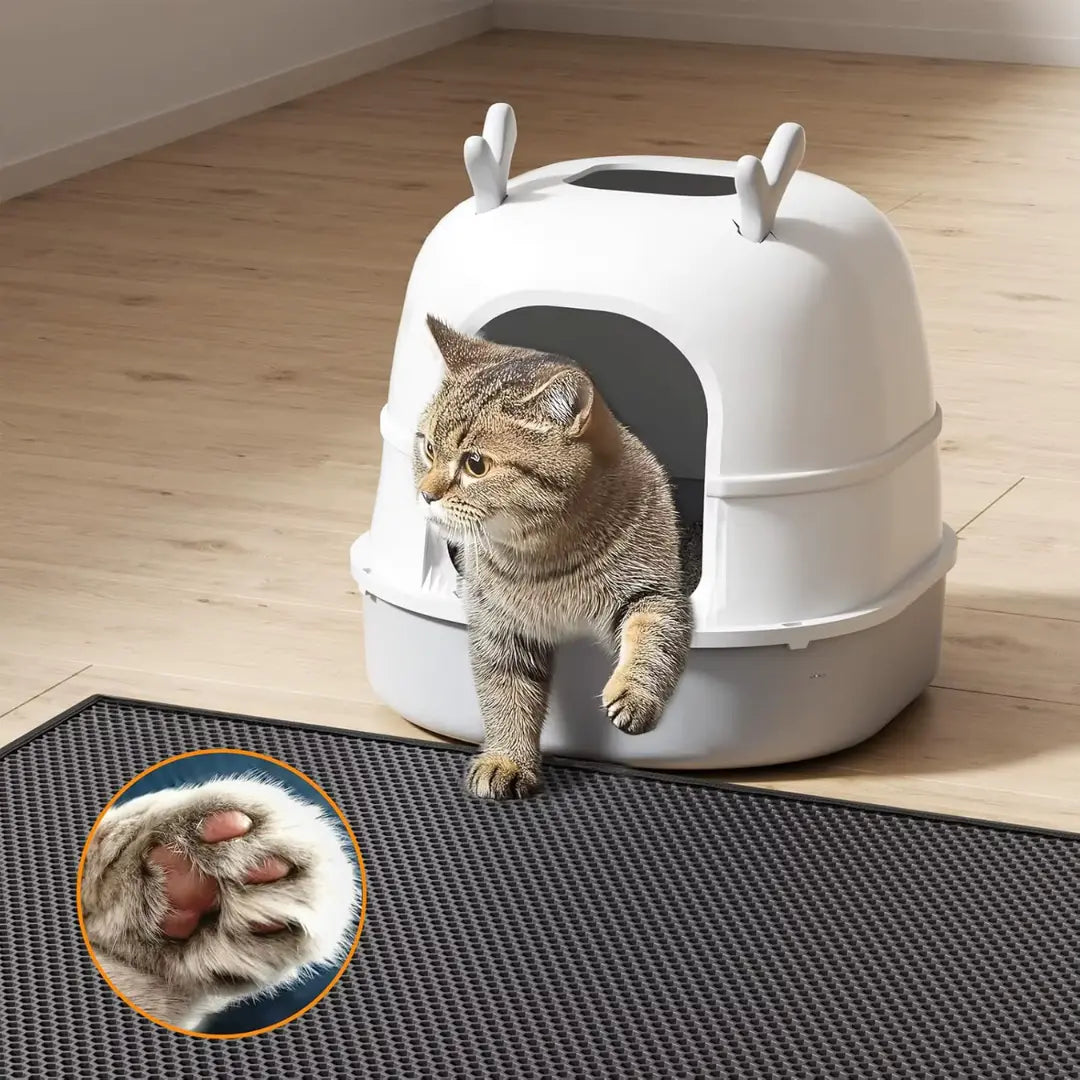 Tappetino in EVA per lettiera gatti, impermeabile e lavabile