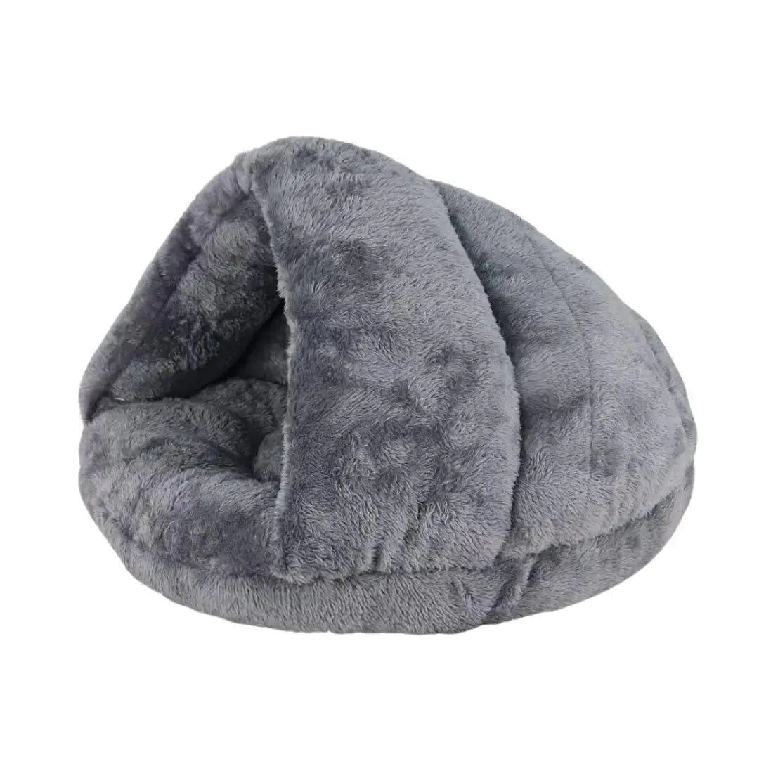 Cuccia morbida per cani e gatti grigio