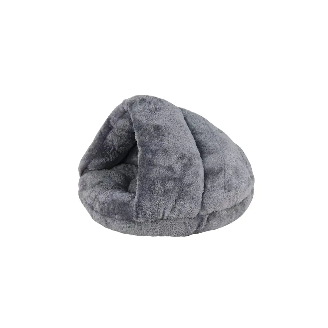 Cuccia morbida per cani e gatti marrone grigio piccolo