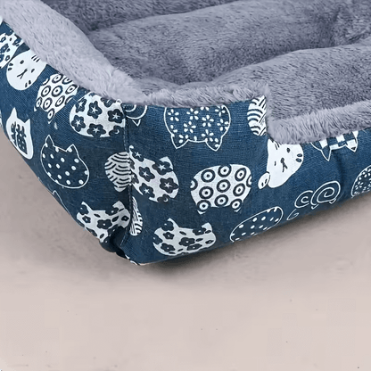 Divanetto per cane bordo rialzato