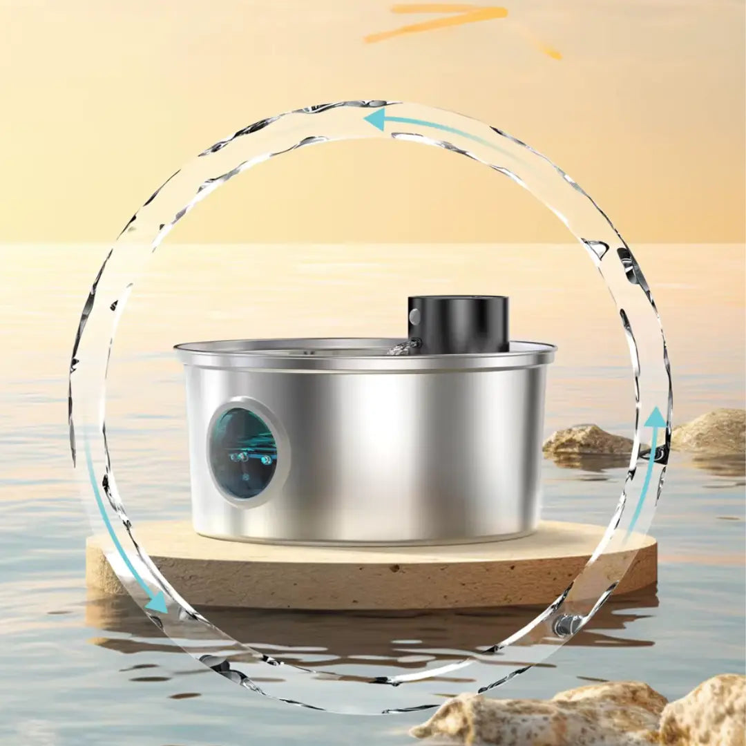 Distributore acqua gatti con sensore di movimento e filtro