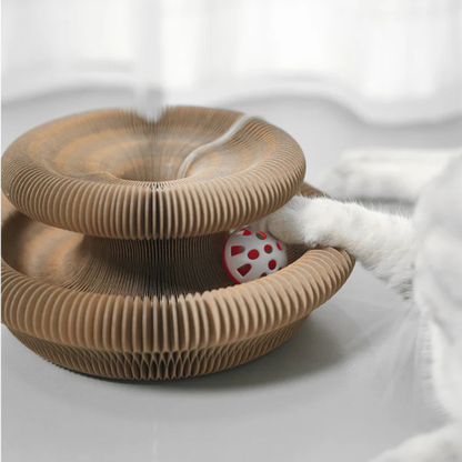 Graffiatoio per gatti pieghevole e facile da riporre