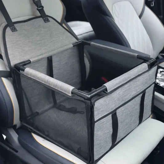 Trasportino per gatti in auto con comfort e sicurezza
