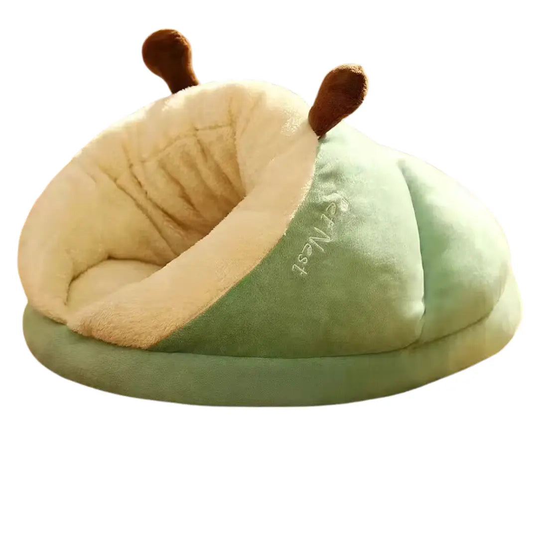 cuccia morbida per cani e gatti verde