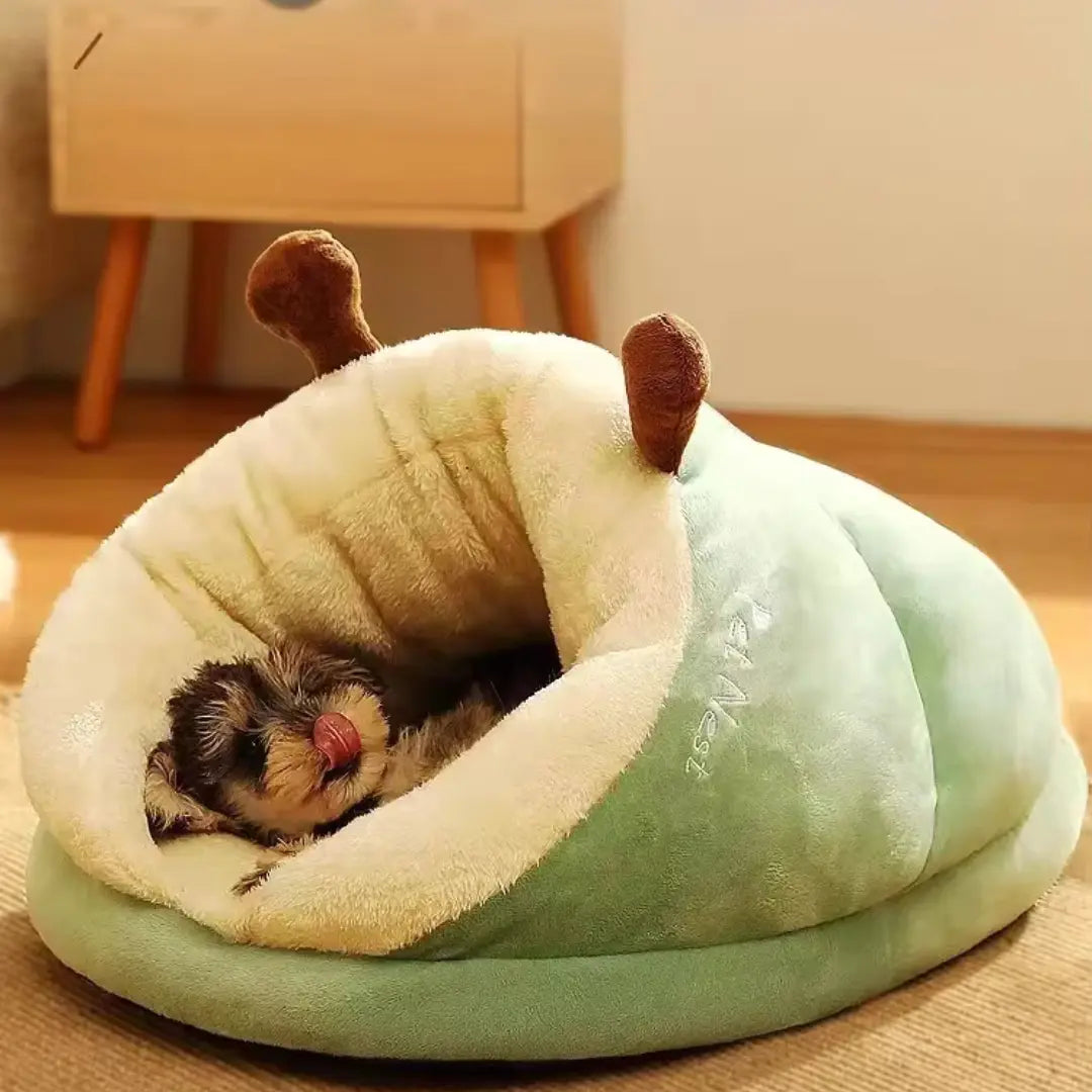 cuccia morbida per cani e gatti  verde nido
